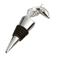 Silver Plated Dolphin Wine Stopper